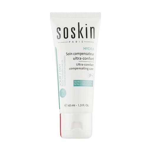 Ультразволожувальний крем для обличчя Soskin Ultra-comfort Compensating Care для проблемної шкіри, 40 мл