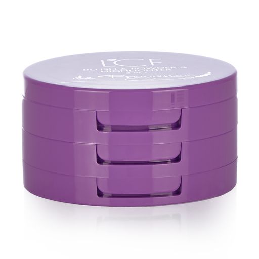 Пудра, румяна и хайлайтер 3 в 1 LCF de Provance Blush & Powder & Highlighter, 9 г