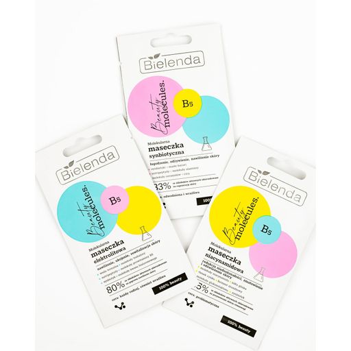 Молекулярная маска для лица Bielenda Beauty Molecules Face Mask для проблемной кожи, с ниацинамидом, 8 г