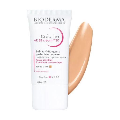 Тональний крем для обличчя Bioderma Crealine AR Soin Anti-Rougeurs проти почервоніння, 40 мл