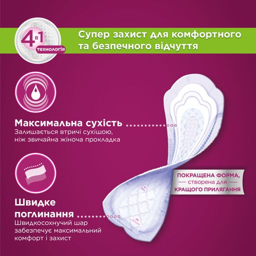 Прокладки урологические Depend Mini, 14 шт