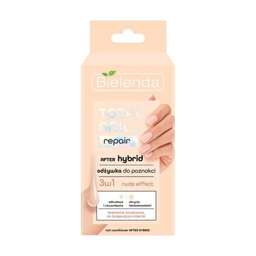 Кондиционер для ногтей Bielenda Total Nail Repair After Hybrid 3in1, 10 мл