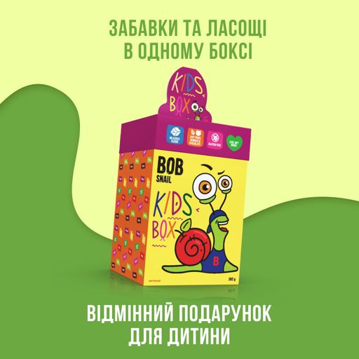 Уценка! Детский набор с игрушкой и квестом Bob Snail Kids Box, 382 г