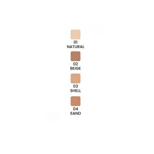 Матирующая тональная основа для лица Quiz Cosmetics Matte and Covering Make-Up, 30 мл
