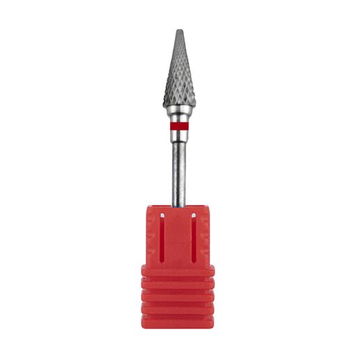 Насадка для фрезера Vizavi Professional твердосплав, Conical Shapе, красная