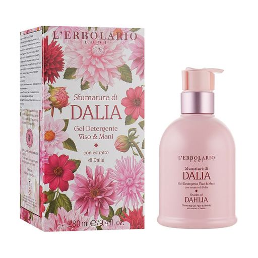 Очищающий гель для лица и рук L'Erbolario Shades Of Dahlia Cleansing Gel Face & Hands Георгина, 280 мл