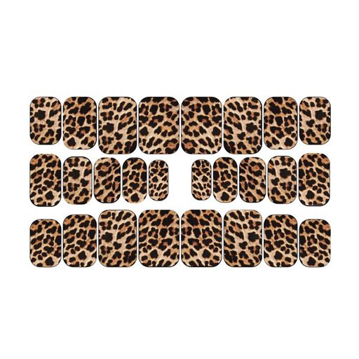 Наклейки для дизайна ногтей StickersSpace Leopard Standart (49112)
