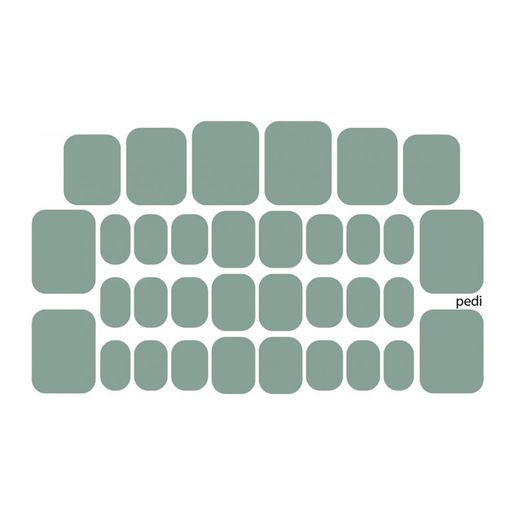 Наклейки для дизайна ногтей StickersSpace Groon Pedi (56112)