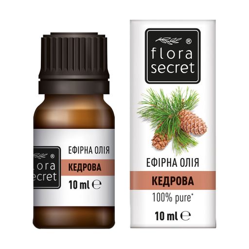 Ефірна олія Flora Secret Кедрова, 10 мл