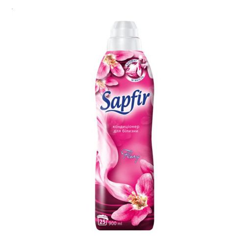 Кондиционер для белья Sapfir Flory, 25 циклов стирки, 900 мл
