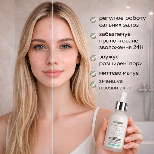 Сироватка Meddis Norma Skin Program для проблемної шкіри обличчя, 30 мл