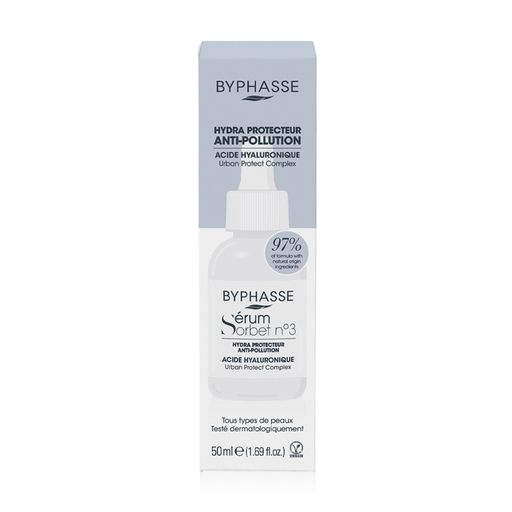 Защитная сыворотка для лица Byphasse Sorbet N3 Anti-Pollution Serum, 50 мл