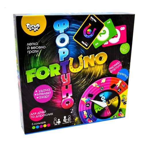 Настольная игра Danko Toys ФортУно, большая, от 5 лет (UF-02-01U)