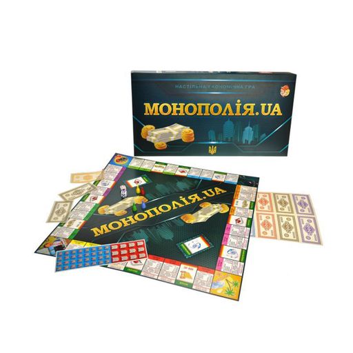 Настольная игра Artos Games Монополія.UA, экономическая, от 6 лет