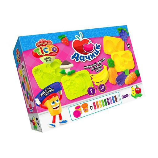 Детский набор теста для лепки Danko Toys Master Do Дачник, от 3 лет (TMD-18-01U)