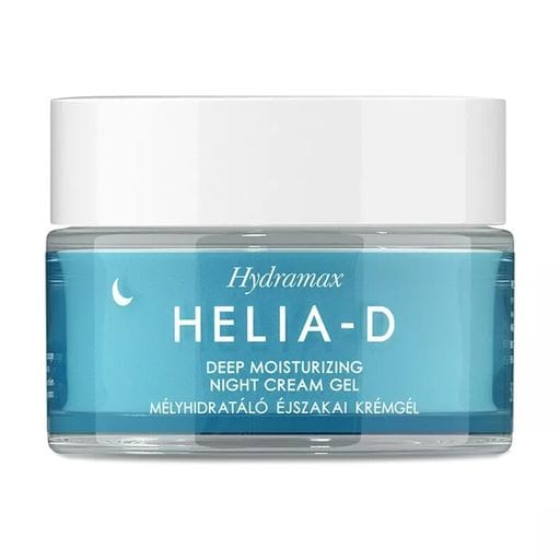 Нічний глибокозволожувальний крем-гель для обличчя Helia-D Hydramax Deep Moisturizing Night Cream Gel для всіх типів шкіри, 50 мл