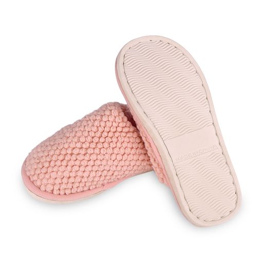 Женские комнатные тапочки 2Step закрытые, розовые (WWSL2023-18-Pn)