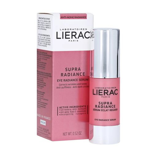 Сироватка для сяйва шкіри навколо очей Lierac Supra Radiance Eye Radiance Serum, 15 мл