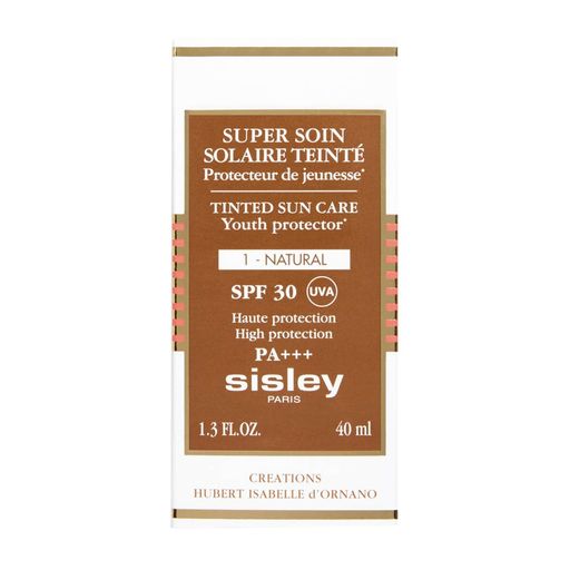 Тонирующий солнцезащитный крем для лица Sisley Super Soin Solaire Tinted, SPF 30 PA+++, 1 Natural, 40 мл