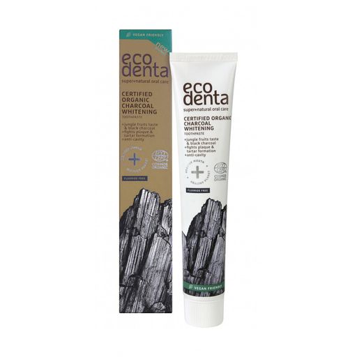 Відбілювальна зубна паста Ecodenta Certified Organic Charcoal Whitening ...