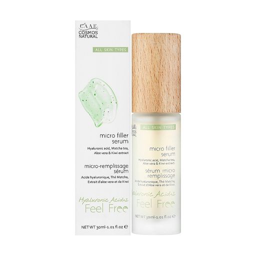 Сироватка для обличчя Feel Free Hyaluronic Acid + Z Micro Filling Serum з гіалуроновою кислотою, 30 мл