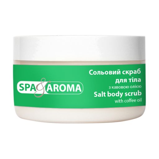 Сольовий скраб для тіла Bioton Cosmetics Spa & Aroma Salt Body Scrub з кавовою олією, 250 мл