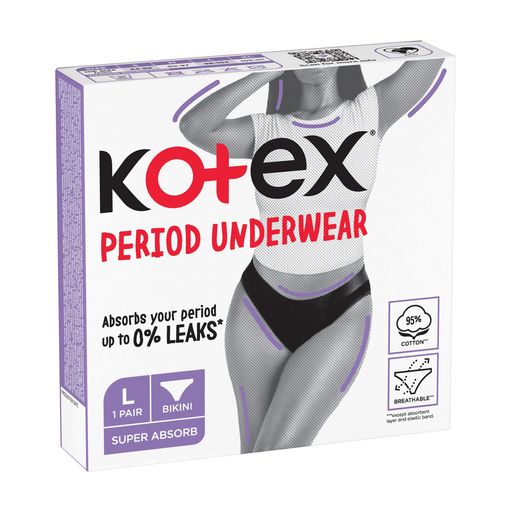 Уцінка! Менструальна білизна Kotex розмір L, 1 шт