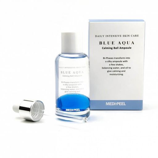 Увлажняющая сыворотка для лица Medi-Peel Blue Aqua Calming Ball Ampoule, 50 мл