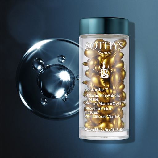 Восстанавливающая сыворотка для лица Sothys Noctuelle Renovative Micro Capsules Serum с витамином C, в капсулах, 60*0.4 мл