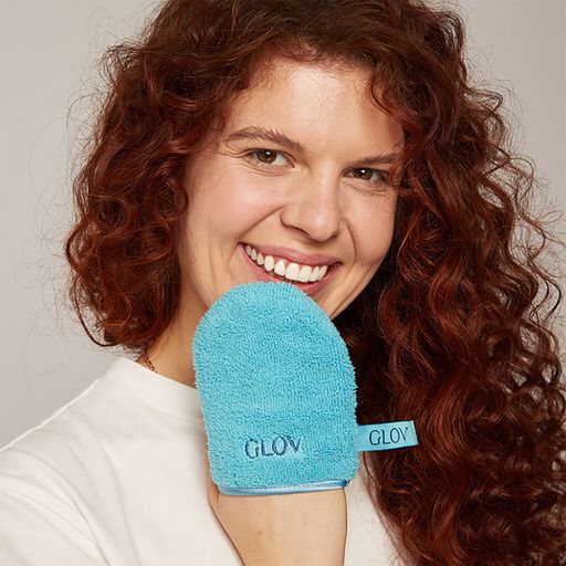 Рукавиця для зняття макіяжу Glov On-The-Go Makeup Remover, Bouncy Blue, 1 шт