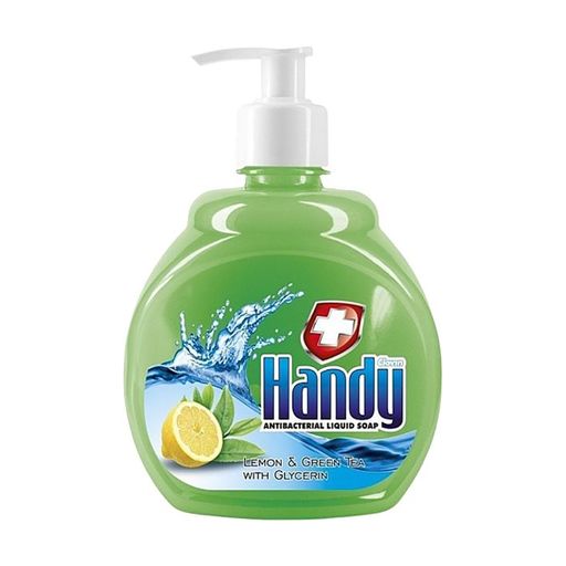 Уцінка! Рідке мило Clovin Handy Antibacterial Liquid Soap Lemon & Green Tea Лимон та зелений чай, 500 мл