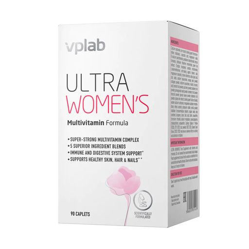 Жіночі мультивітаміни VPLab Ultra Women's Multivitamin Formula, 90 желатинових капсул