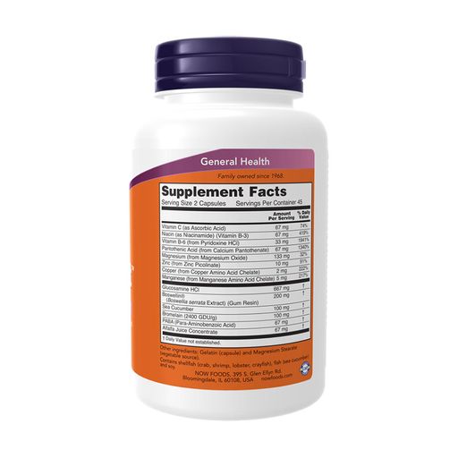 Глюкозамин, совместная поддержка NOW foods Joint Support, 90 капсул