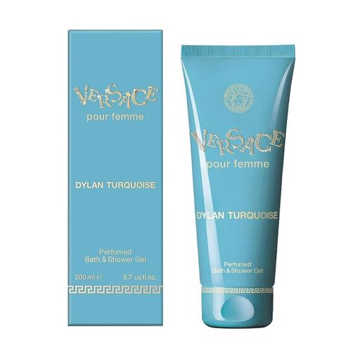 Парфюмированный гель для душа Versace Dylan Turquoise Pour Femme женский, 200 мл