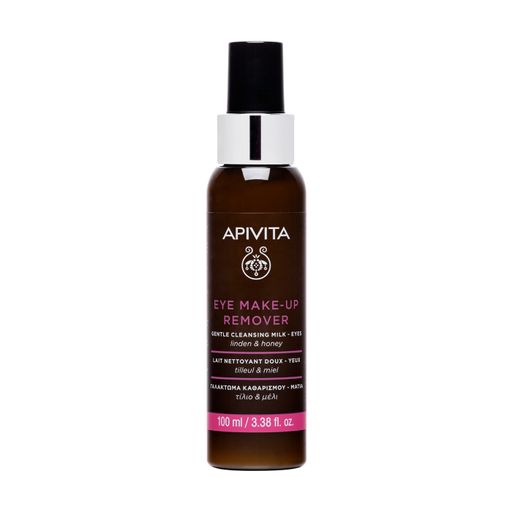 Молочко для снятия макияжа с глаз Apivita Gentle Eye Make-up Remover, 100 мл