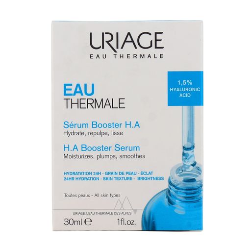Сыворотка для лица Uriage Eau Thermale H.A. Booster Serum с гиалуроновой кислотой, 30 мл