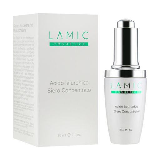 Сыворотка для лица Lamic Cosmetici Acido Ialuronico Siero Concentrato с гиалуроновой кислотой, 30 мл