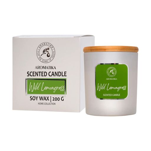 Ароматична свічка Ароматика Wild Lemongrass Дикий лемонграс, 200 г
