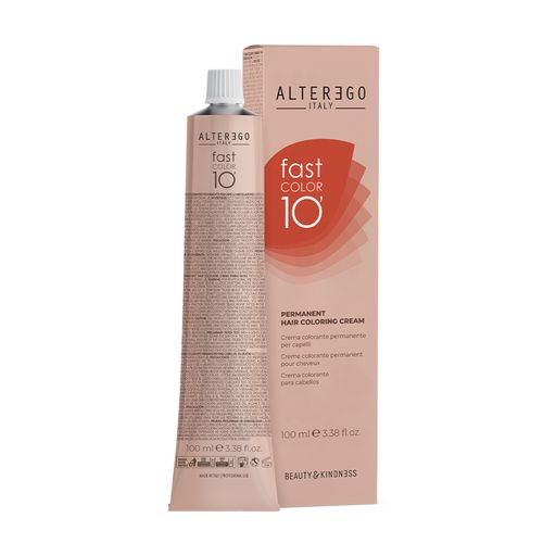 Перманентная крем-краска для волос Alter Ego Fast Color 10 Permanent Hair Coloring Cream 7/43, 100 мл