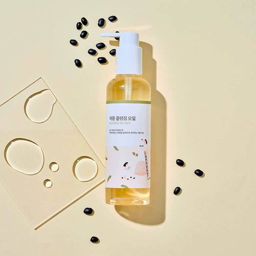 Уценка! Питательное гидрофильное масло для лица Round Lab Soybean Cleansing Oil с экстрактом черных соевых бобов, 200 мл