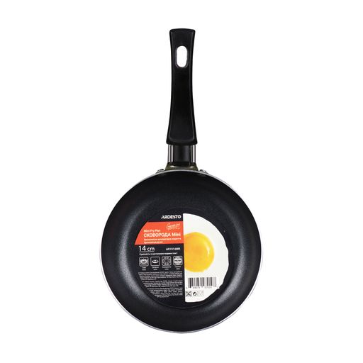 Сковорода Ardesto Mini Gemini Gourmet красная, алюминиевая, диаметр 14 см (AR1914MR)