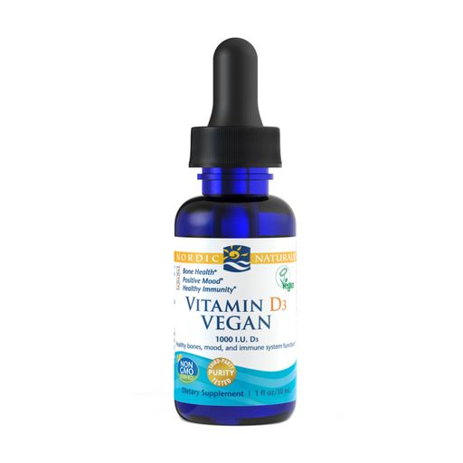 Витамин Д3 Nordic Naturals Vegan Vitamin D3, 1000 МЕ в жидкости, 30 мл