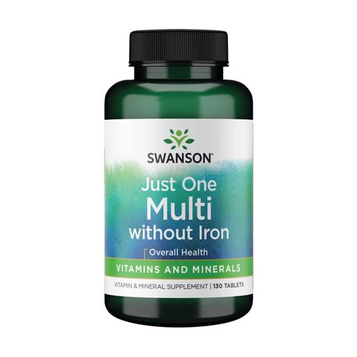Мультивитамины без железа Swanson Multi Without Iron, 130 таблеток