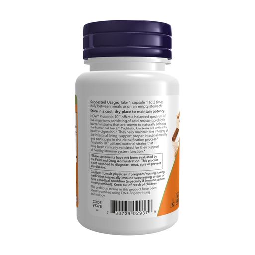 Пробиотик NOW foods Probiotic-10 25 Billion, в капсулах