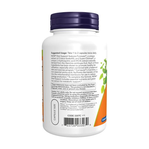 Диетическая поддержка NOW Foods Diet Support, 120 веганских капсул