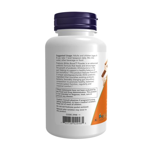 Пребиотики NOW foods Prebiotic Bifido Boost в порошке, 85 г