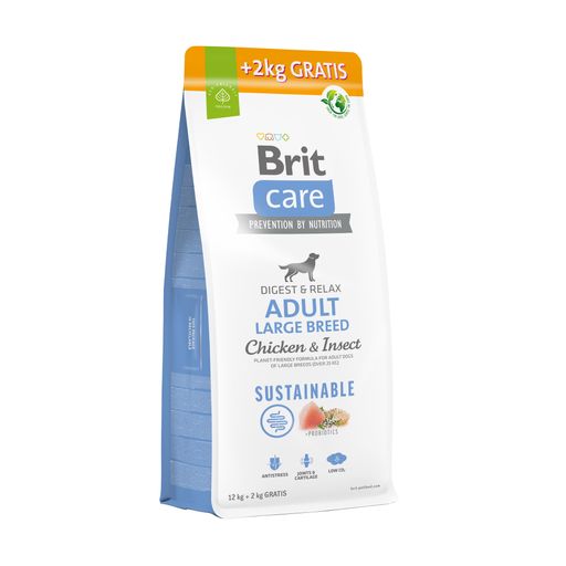 Сухой корм для собак крупных пород Brit Care Dog Sustainable Adult ...