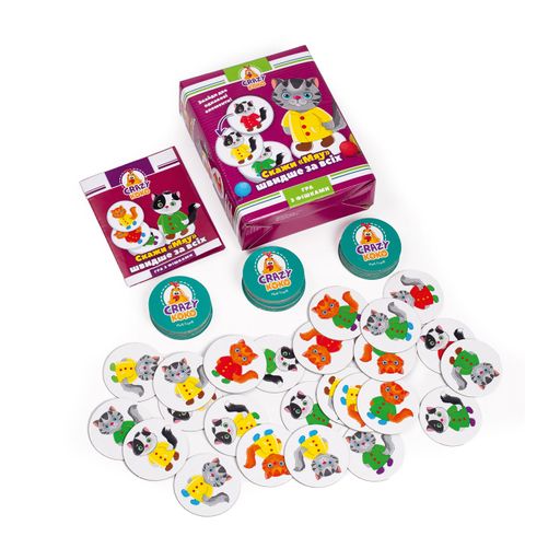 Настольная развлекательная игра Vladi Toys Crazy Koko Скажи Мяу!, 55 деталей, от 5 лет (VT8025-07)