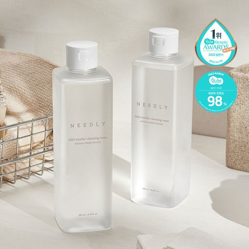 Уценка! Мягкая очищающая мицеллярная вода для лица Needly Mild Micellar Cleansing Water, 390 мл