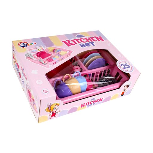 Игрушка TechnoK Кухонный набор, 25 предметов, от 3 лет (7082)